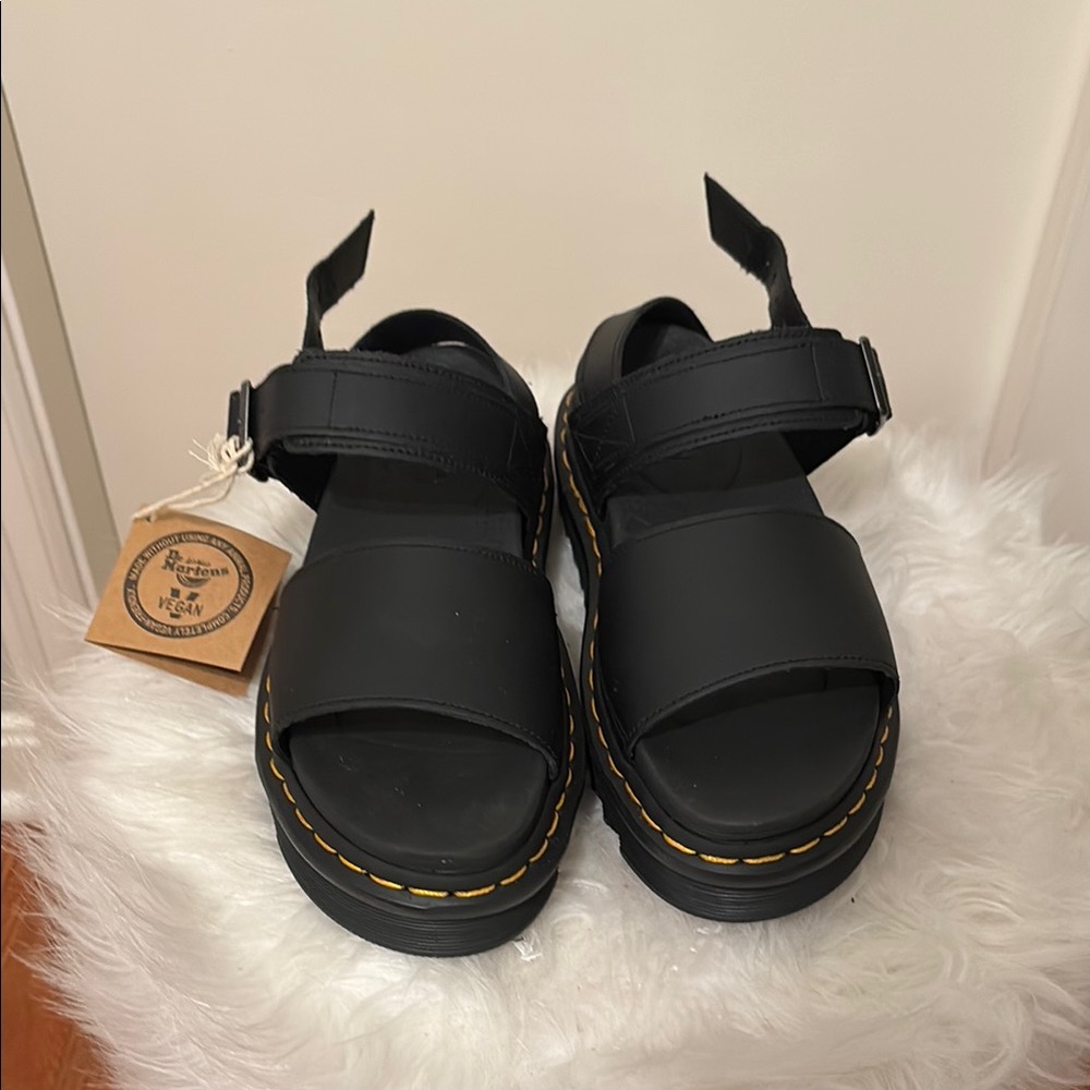 Dr. Martens Black Sandals